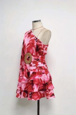 Luna Ruffle Dress - Y2K Summer Outfit, 90S Fashion, Grunge, Retro Style, Pastel Goth, Y