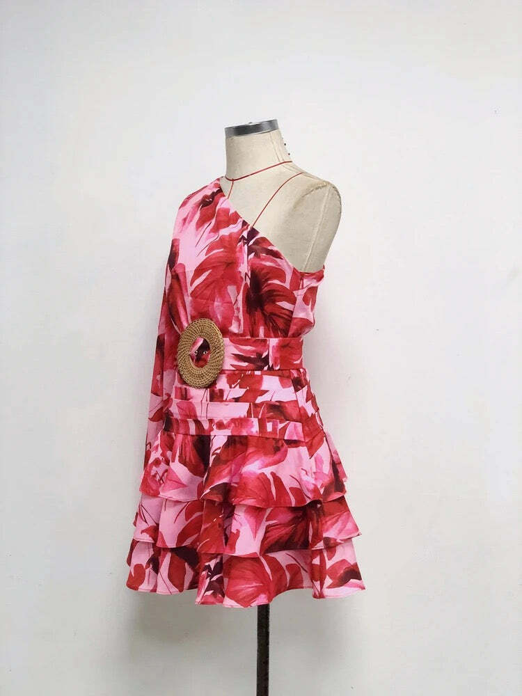 Luna Ruffle Dress - Y2K Summer Outfit, 90S Fashion, Grunge, Retro Style, Pastel Goth, Y