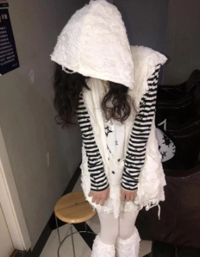 Luna White Long Sleeve With Striped Sleeves - Y2K Summer, 90S Fashion, Grunge, Retro Style