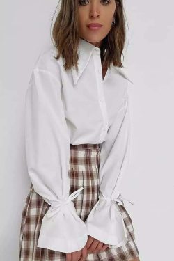 Lusine Shirt - Y2K Summer Grunge Top, 90S Retro Style, Perfect For Y2K Party & Club Outfits