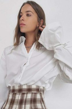 Lusine Shirt - Y2K Summer Grunge Top, 90S Retro Style, Perfect For Y2K Party & Club Outfits