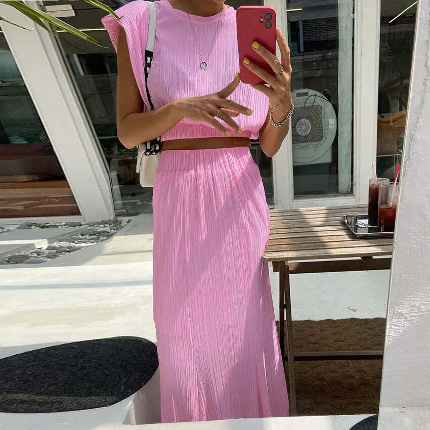 Lydia Co-Ord Set: Y2K Summer Grunge Outfit, 90S Fashion, Retro Style, Baby Tees, Y2