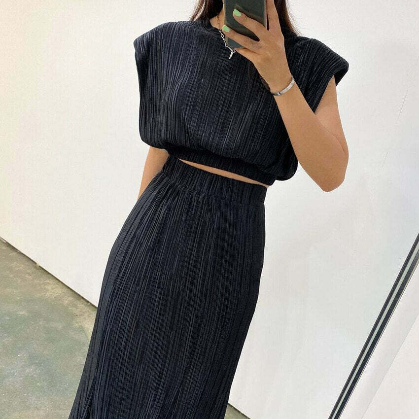 Lydia Co-Ord Set: Y2K Summer Grunge Outfit, 90S Fashion, Retro Style, Baby Tees, Y2