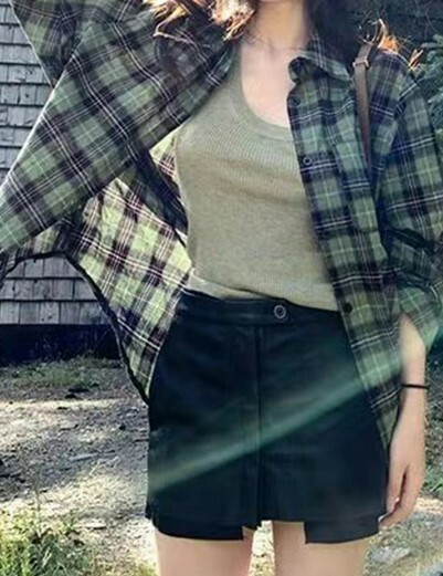 Lyla Vintage Loose Long Sleeve - Y2K Summer Grunge, 90S Retro, Pastel Goth, Y2K Party Outfit