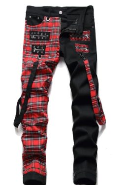 Mackenzie Y2K Hip Hop Jeans - 90S Grunge, Retro Style, Summer Outfits, Y2K Fashion Essentials