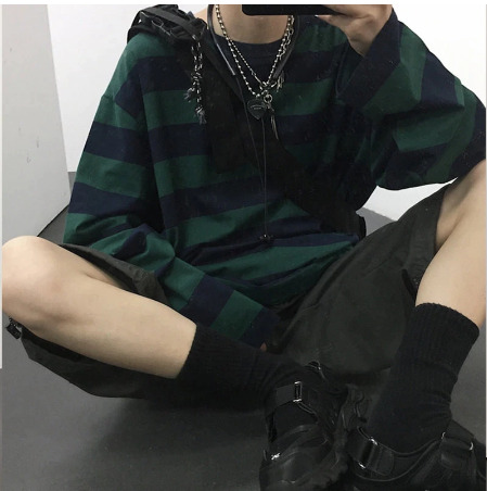 Madison Striped Long Sleeve - Y2K Summer, 90S Grunge, Retro, Pastel Goth, Y2K Club & Party