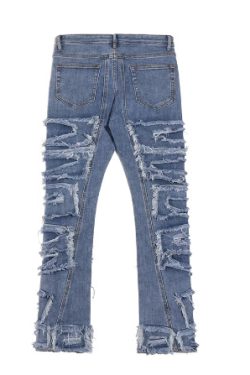 Maeve Distressed Denim Jeans - Y2K Summer Grunge, 90S Retro, Hip Hop Fashion, Y2K Club Outfits