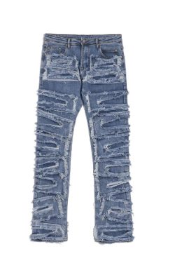 Maeve Distressed Denim Jeans - Y2K Summer Grunge, 90S Retro, Hip Hop Fashion, Y2K Club Outfits
