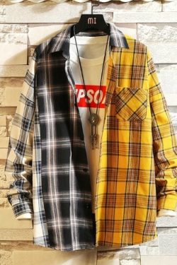 Magnolia Patchwork Plaid Shirt - Y2K Summer Grunge, 90S Retro, Pastel Goth, Y2K Club Outfit