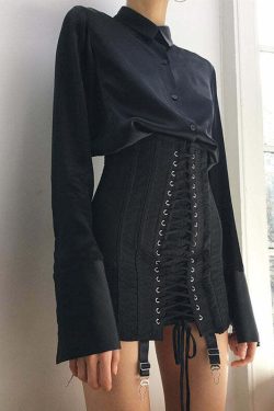 Maia Bandage Skirt - Y2K Summer Grunge, 90S Retro, Gothic Y2K, Pastel Goth, Y2