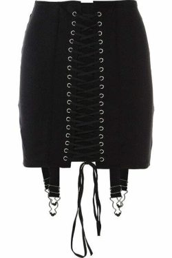 Maia Bandage Skirt - Y2K Summer Grunge, 90S Retro, Gothic Y2K, Pastel Goth, Y2