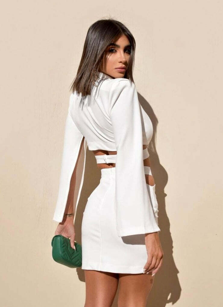 Maia Two Piece Set - Y2K Summer Grunge Outfit, 90S Fashion, Retro Style, Y2K Club & Party Look