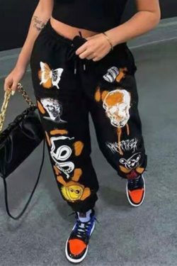 Maia Y2K Grunge Sweatpants - 90S Retro Summer Outfit, Gothic Y2K Fashion, Pastel Goth Style