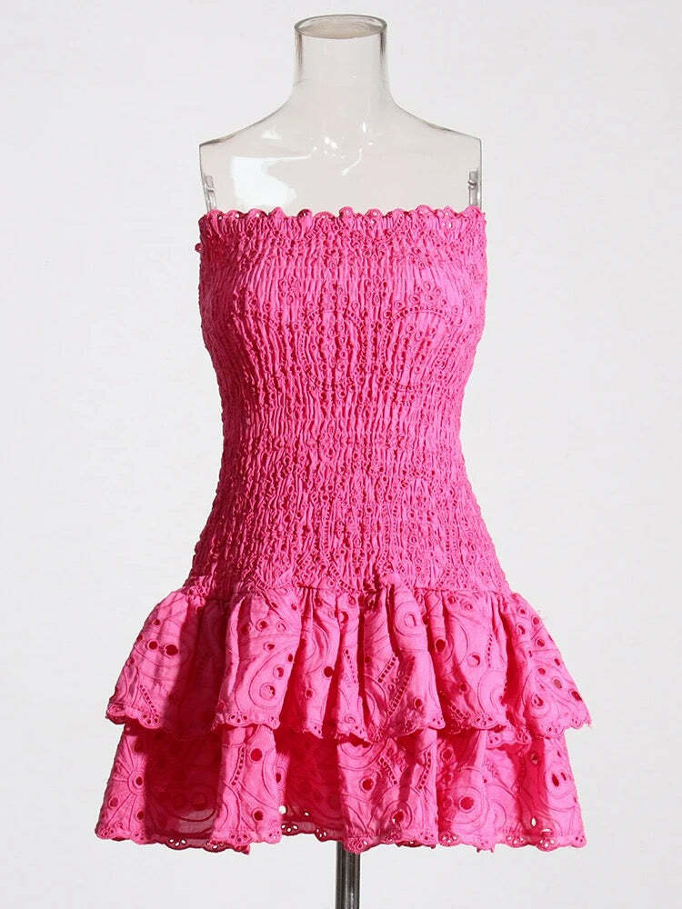 Marchesa Mini Dress - Y2K Summer Outfit, 90S Fashion, Grunge, Retro Style, Y2K Party Look