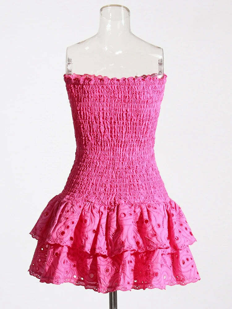 Marchesa Mini Dress - Y2K Summer Outfit, 90S Fashion, Grunge, Retro Style, Y2K Party Look
