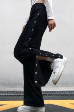 Margaret High Waist Loose Jogger Pants - Y2K Summer Grunge 90S Fashion Retro Style Y2K Outfits