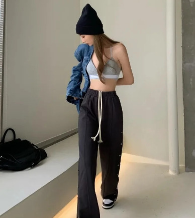 Margaret High Waist Loose Jogger Pants - Y2K Summer Grunge 90S Fashion Retro Style Y2K Outfits Margaret High Waist Loose Jogger Pants - Y2K Summer Grunge 90S Fashion Retro Style Y2K Outfits