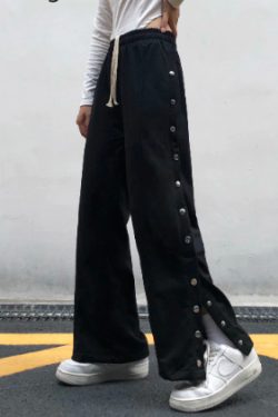 Margaret High Waist Loose Jogger Pants - Y2K Summer Grunge 90S Fashion Retro Style Y2K Outfits