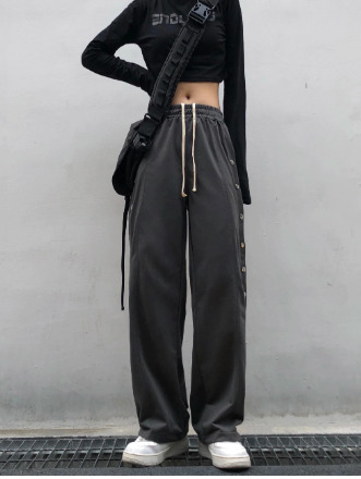 Margaret High Waist Loose Jogger Pants - Y2K Summer Grunge 90S Fashion Retro Style Y2K Outfits Margaret High Waist Loose Jogger Pants - Y2K Summer Grunge 90S Fashion Retro Style Y2K Outfits