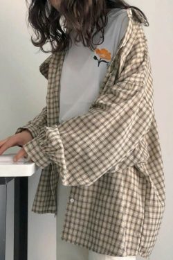 Margaret Oversize Women Shirt - Y2K Summer Grunge 90S Fashion Retro Style Y2K Outfits