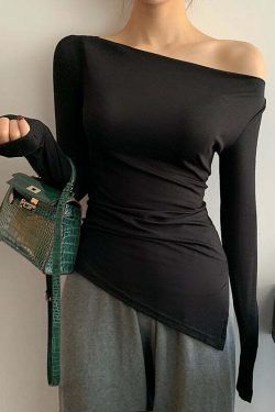 Margot Blouse - Y2K Summer Grunge Top, 90S Retro Style, Pastel Goth, Y2K Party & Club