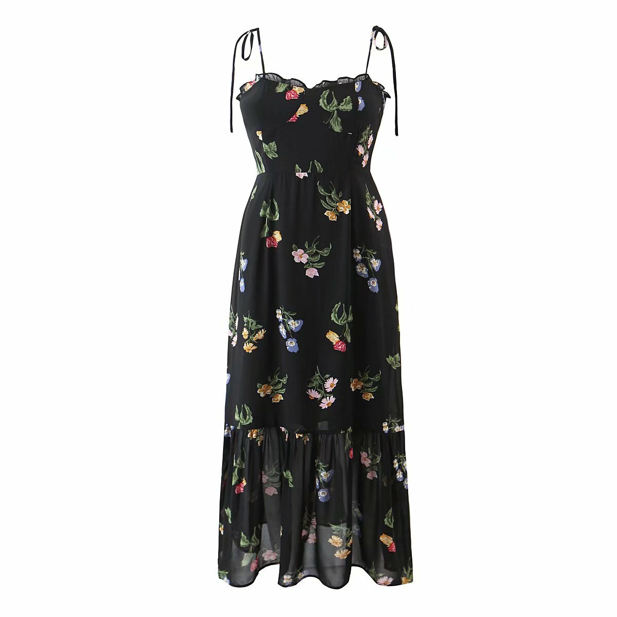Maria Floral Midi Dress - Y2K Summer Outfit, 90S Fashion, Grunge, Retro Style, Y2K Party Look Maria Floral Midi Dress - Y2K Summer Outfit, 90S Fashion, Grunge, Retro Style, Y2K Party Look