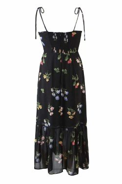Maria Floral Midi Dress - Y2K Summer Outfit, 90S Fashion, Grunge, Retro Style, Y2K Party Look