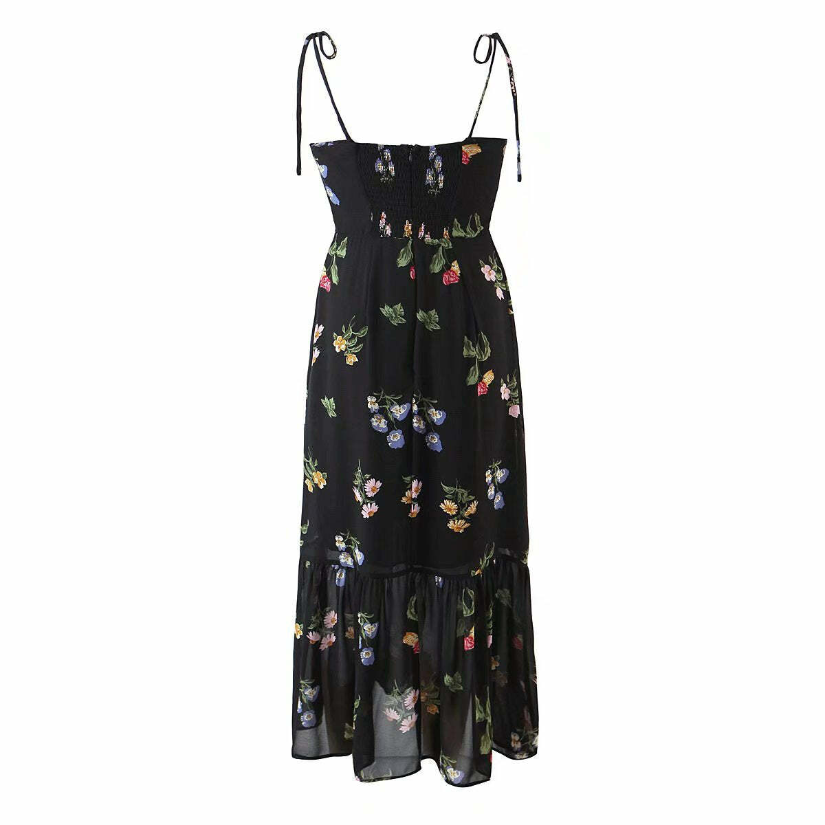 Maria Floral Midi Dress - Y2K Summer Outfit, 90S Fashion, Grunge, Retro Style, Y2K Party Look Maria Floral Midi Dress - Y2K Summer Outfit, 90S Fashion, Grunge, Retro Style, Y2K Party Look