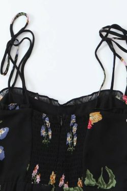 Maria Floral Midi Dress - Y2K Summer Outfit, 90S Fashion, Grunge, Retro Style, Y2K Party Look