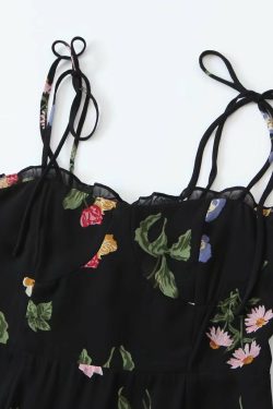 Maria Floral Midi Dress - Y2K Summer Outfit, 90S Fashion, Grunge, Retro Style, Y2K Party Look