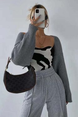 Maria Knit Top - Y2K Summer Grunge, 90S Fashion, Retro Style, Y2K Party & Club Outfits