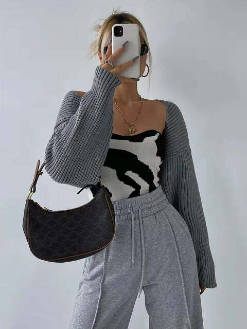 Maria Knit Top - Y2K Summer Grunge, 90S Fashion, Retro Style, Y2K Party & Club Outfits