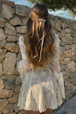 Mariene Mini Dress - Y2K Summer Grunge Outfit, 90S Fashion, Retro Style, Pastel Goth Vibes