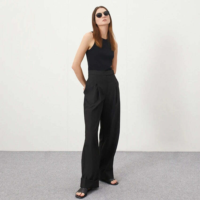 Marin Trousers: Y2K Summer Grunge & 90S Fashion Outfit - Retro, Goth, Hip Hop, And Pastel Goth