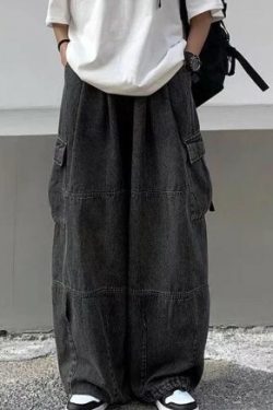 Marley Baggy Jeans - Y2K Summer Grunge, 90S Retro, Gothic Y2K, Hip Hop Fashion, Y2K