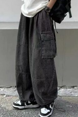 Marley Baggy Jeans - Y2K Summer Grunge, 90S Retro, Gothic Y2K, Hip Hop Fashion, Y2K