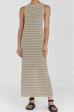 Masia Maxi Dress - Y2K Summer Grunge Outfit, 90S Fashion, Retro Style, Pastel Goth Vibes