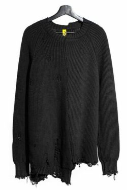 Matilda Distressed Sweater - Y2K Grunge, 90S Fashion, Retro Style, Pastel Goth, Y2K Summer Out