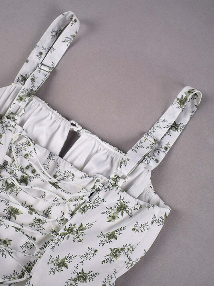 Maya Midi Dress - Y2K Summer Grunge Outfit, 90S Fashion, Retro Style, Pastel Goth Vibes Maya Midi Dress - Y2K Summer Grunge Outfit, 90S Fashion, Retro Style, Pastel Goth Vibes