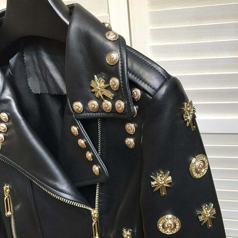 Maya Y2K Leather Jacket - 90S Grunge, Retro Style, Y2K Summer Outfits, Gothic Y2K Fashion Maya Y2K Leather Jacket - 90S Grunge, Retro Style, Y2K Summer Outfits, Gothic Y2K Fashion