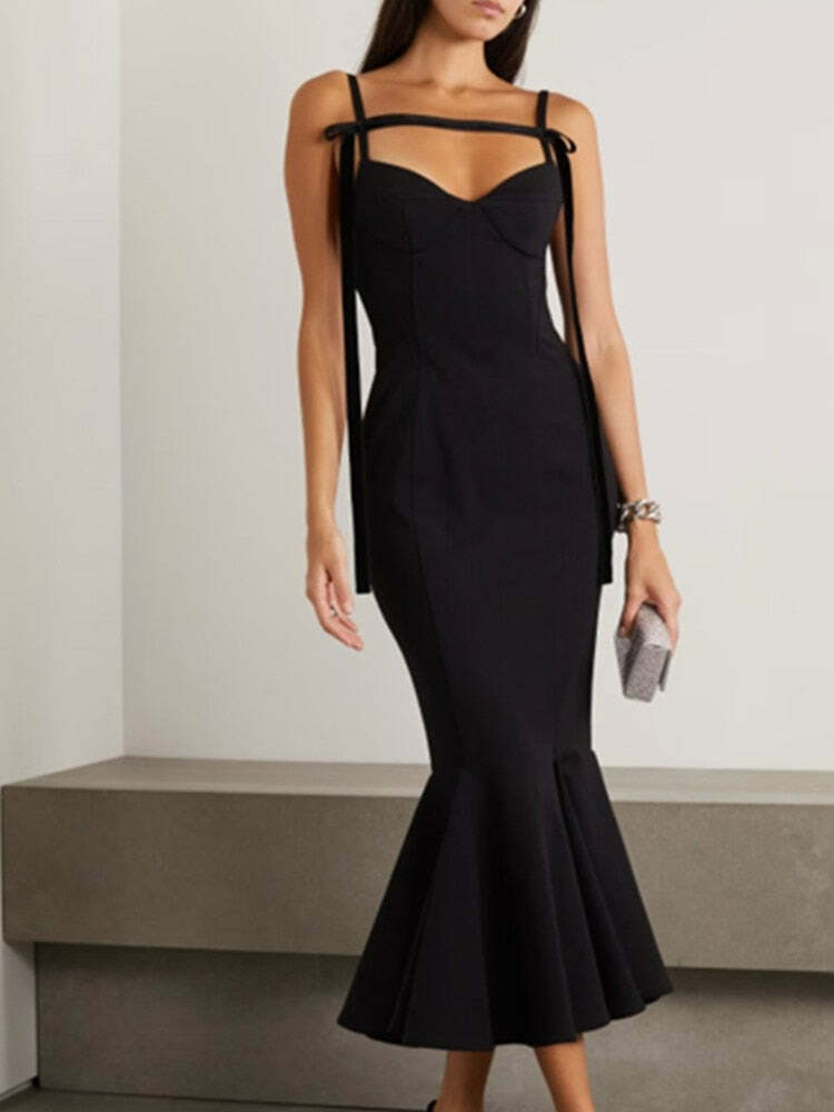 Megan Midi Dress - Y2K Summer Grunge Outfit, 90S Fashion, Retro Style, Y2K Party & Club Look Megan Midi Dress - Y2K Summer Grunge Outfit, 90S Fashion, Retro Style, Y2K Party & Club Look