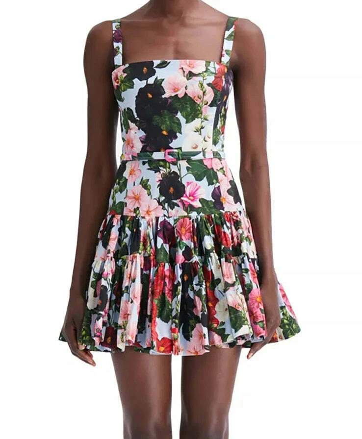 Meghani Mini Dress - Y2K Summer Grunge Outfit, 90S Fashion, Retro Style, Pastel Goth, Y2K Meghani Mini Dress - Y2K Summer Grunge Outfit, 90S Fashion, Retro Style, Pastel Goth, Y2K