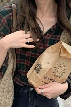 Melanie Plaid Style Shirt - Y2K Summer Grunge, 90S Retro Fashion, Y2K Party & Club Outfits