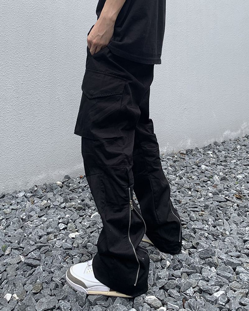 Men'S Black Cargo Pants - Y2K Grunge, 90S Hip Hop, Retro Style, Gothic Y2K, Summer Y2K Men'S Black Cargo Pants - Y2K Grunge, 90S Hip Hop, Retro Style, Gothic Y2K, Summer Y2K