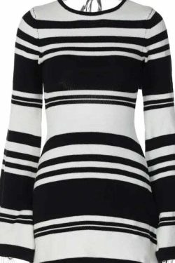 Menari Knitted Mini Dress - Y2K Summer, 90S Grunge, Retro Style, Y2K Party & Club Outfits