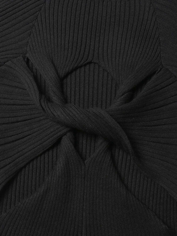 Mera Knitted Top - Y2K Summer Grunge, 90S Retro, Pastel Goth, Y2K Party & Club Outfits