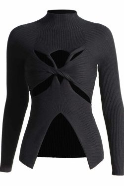 Mera Knitted Top - Y2K Summer Grunge, 90S Retro, Pastel Goth, Y2K Party & Club Outfits