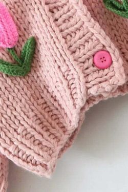 Messina Knitted Cardigan - Y2K Summer, 90S Grunge, Retro Style, Pastel Goth, Y2K Party Outfit