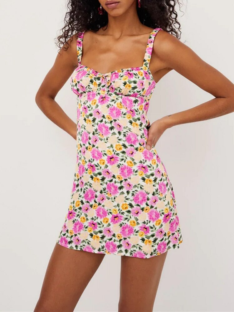 Metju Mini Dress - Y2K Summer Grunge Outfit, 90S Fashion, Retro Style, Y2K Party Look