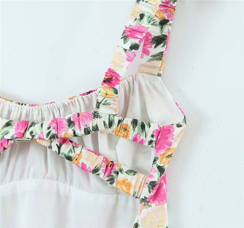 Metju Mini Dress - Y2K Summer Grunge Outfit, 90S Fashion, Retro Style, Y2K Party Look